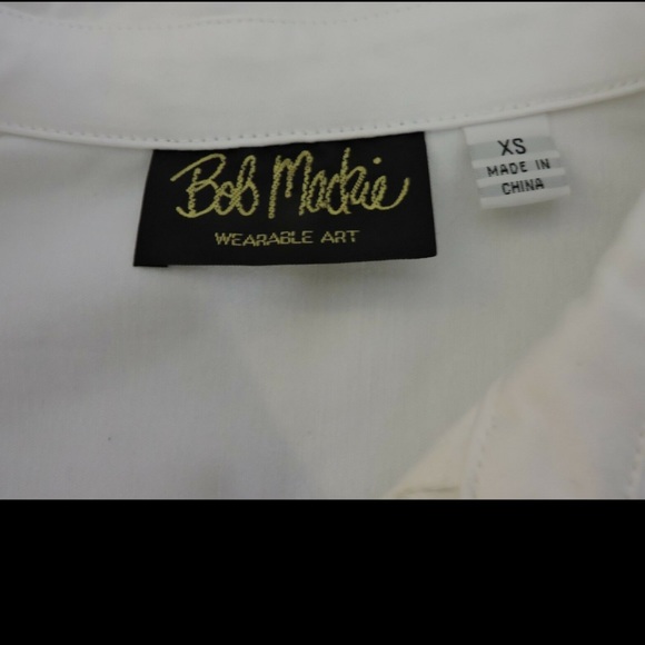 Bob Mackie Wearable Art Embroidered White Jacket - Picture 3 of 3